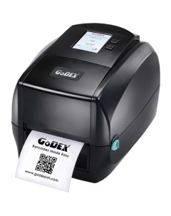 Термо трансферный принтер печати этикеток 600 dpi RS232 USB Ethernet 011 863007 000 Godex