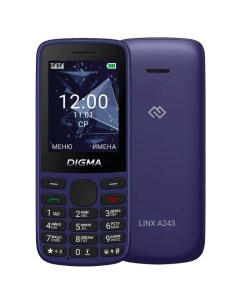 Мобильный телефон A243 темно синий A243 B Digma