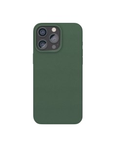 Чехол для смартфона Ecopelle Case с MagSafe для iPhone 15 Pro темно зеленый Vlp