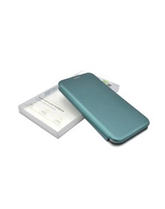 Чехол книга для Xiaomi Mi Note 10 зеленый Innovation