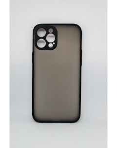 Противоударный черный матовый чехол для iPhone 12 ProMax Case