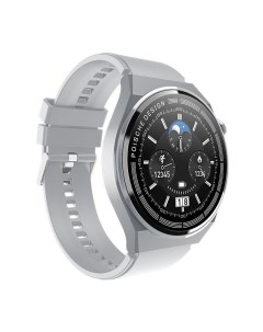 Умные часы Smart Watch круглые серебристый Forall
