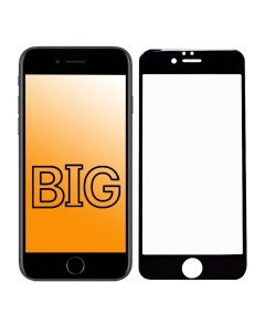 Защитное стекло для iPhone 6 Plus и iPhone 6S Plus с черной рамкой Big