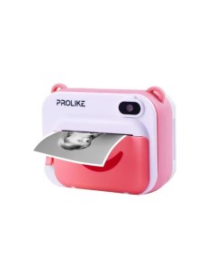 Детский фотоаппарат с моментальной печатью розовый Prolike