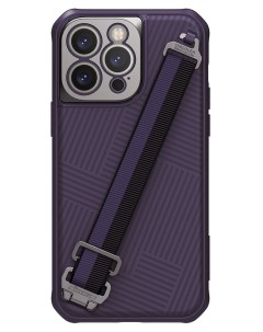 Чехол для iPhone 14 Pro Max с ремешком на руку Purple Nillkin