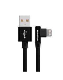 Дата кабель K27i USB 2 1A для Lightning 8 pin нейлон 1м Black More choice