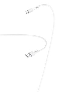 Дата кабель K26m USB 2 0A для micro USB TPE 1м White More choice