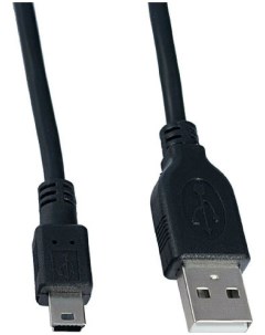 Кабель PL1308 USB Mini USB 2 1А 1 5 м черный Pro legend