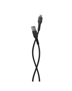 Дата кабель K16a USB 2 0A для Type C TPE 1м Black More choice