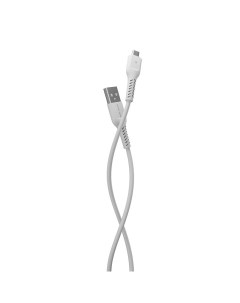 Дата кабель K16m USB 2 0A для micro USB TPE 1м White More choice