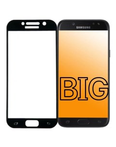 Защитное стекло для Samsung Galaxy J5 2017 с черной рамкой Big