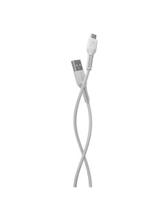 Дата кабель K16a USB 2 0A для Type C TPE 1м White More choice
