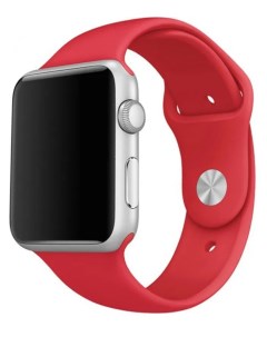Ремешок силиконовый для Apple Watch 40мм красный Nobrand