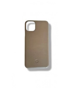 Кожаный чехол для телефона Apple iPhone 12 Mini серый CSC 12M GRI Elae