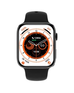 Смарт часы Smart watch 8 Max с полным экраном черный Forall