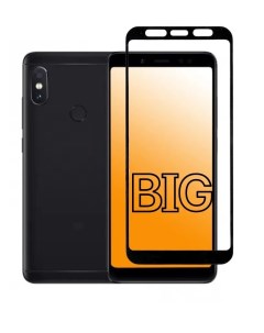 Защитное стекло для Xiaomi Redmi Note 5 и Redmi Note 5 Pro с черной рамкой Big