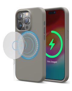 Чехол для iPhone 15 Pro Max с MagSafe Mediumg Gray Elago
