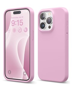 Чехол для iPhone 15 Pro Max Soft silicone Hot Pink Elago
