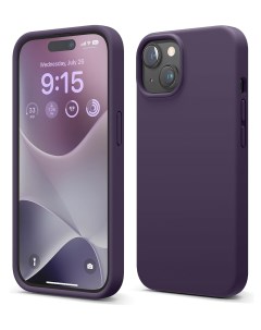 Чехол для iPhone 15 Soft silicone Deep Purple Elago