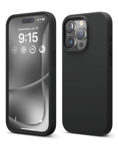 Чехол для iPhone 15 Pro Max Soft silicone Black Elago