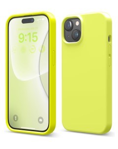 Чехол для iPhone 15 Soft silicone Neon Yellow Elago