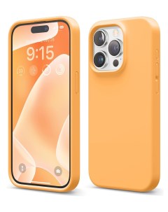 Чехол для iPhone 15 Pro Soft silicone Orange Elago