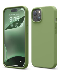 Чехол для iPhone 15 Soft silicone Cedar Green Elago