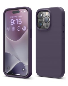 Чехол для iPhone 15 Pro Max Soft silicone Deep Purple Elago