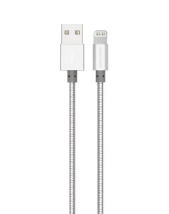 Дата кабель K31i USB 2 1A для Lightning 8 pin металл 1м Silver More choice