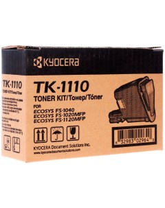 Тонер картридж для лазерного принтера TK 1110 1T02M50NX1 черный оригинальный Kyocera