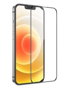 Защитное стекло на iPhone 13 pro 9D черная рамка Storex24