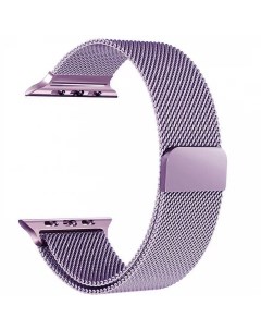 Ремешок Guardi Milanese Loop для Apple Watch 42 44 мм миланское плетение сиреневый Nobrand