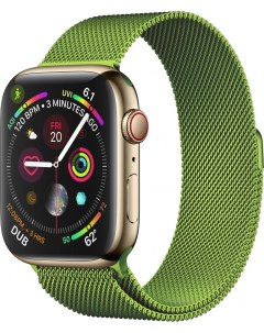 Ремешок миланская петля для Apple Watch 42 44 45 мм Зеленый Stylemaker