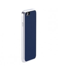 Чехол для Apple iPhone 6 AluFrame Leather синий Just mobile