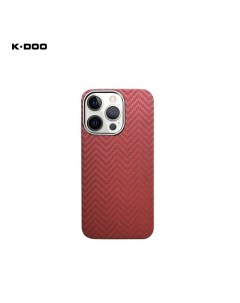 Чехол Keivlar iPhone 15 Pro арамид кевлар ударопрочный ультратонкий Красная волна Kzdoo