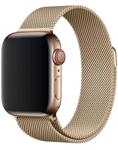 Ремешок THL Apple Watch 42 mm Металлический milanese loop золотой Nobrand