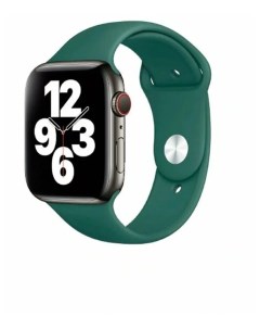 Ремешок для Apple Watch WIWU Single Color Silicon watch band 38 40mm Green Nobrand