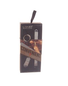 Кабель LC 89SV USB Lightning Micro USB iPhone 5 брелок 0 13 м серебристый Ldnio