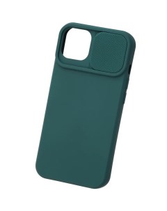 Чехол Soft Case With Camera Slider Green для iPhone 13 Pro Max Unbroke