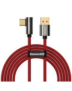 Кабель Legend Series Elbow Fast Charging Data Cable USB Type C 66W 2m Red Baseus