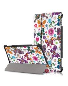 Чехол для HUAWEI MediaPad M5 Lite 8 тематика Радужные бабочки Mypads