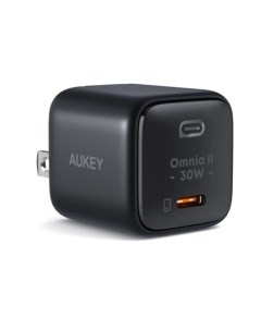 Сетевое зарядное устройство Omnia II Mini USB C 30W PD 3 0 PPS PA B1L черный Aukey