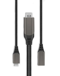 Кабель X10 Type C HDMI 2m Black Wiwu