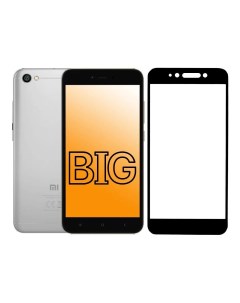 Защитное стекло для Xiaomi Redmi Note 5A и Redmi Note 5A Prime с черной рамкой Big