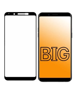 Защитное стекло для Oppo F5 с черной рамкой Big