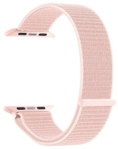 Ремешок Nylon для Apple Watch 42 44 mm нейлоновый розовый Deppa