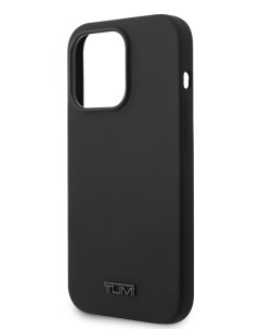 Чехол для iPhone 14 Pro Liquid silicone Hard Black Tumi