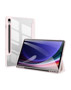 Чехол книжка для Samsung Galaxy Tab S9 FE Toby series розовый Dux ducis