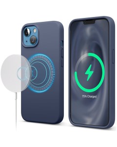 Чехол MagSafe Soft silicone case для iPhone 13 цвет Синий ES13MSSC61 JIN Elago