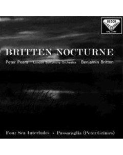 Britten Nocturne Four Sea Interludes and Passacaglia from Peter Grimes Peter Pears L Speaker's corner records hifi gmbh